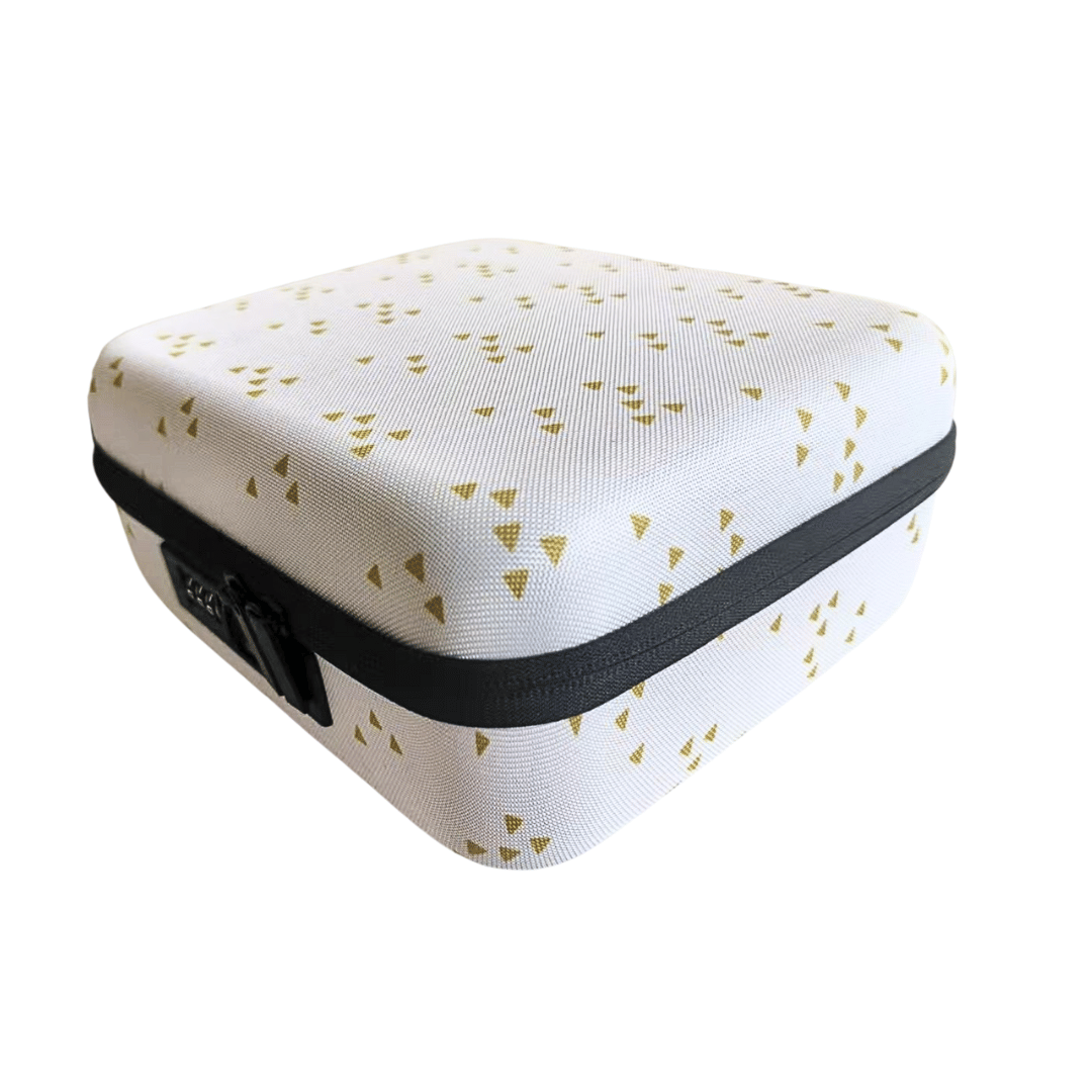 Combination lock storage case for travel, smoke, valuables and privacy