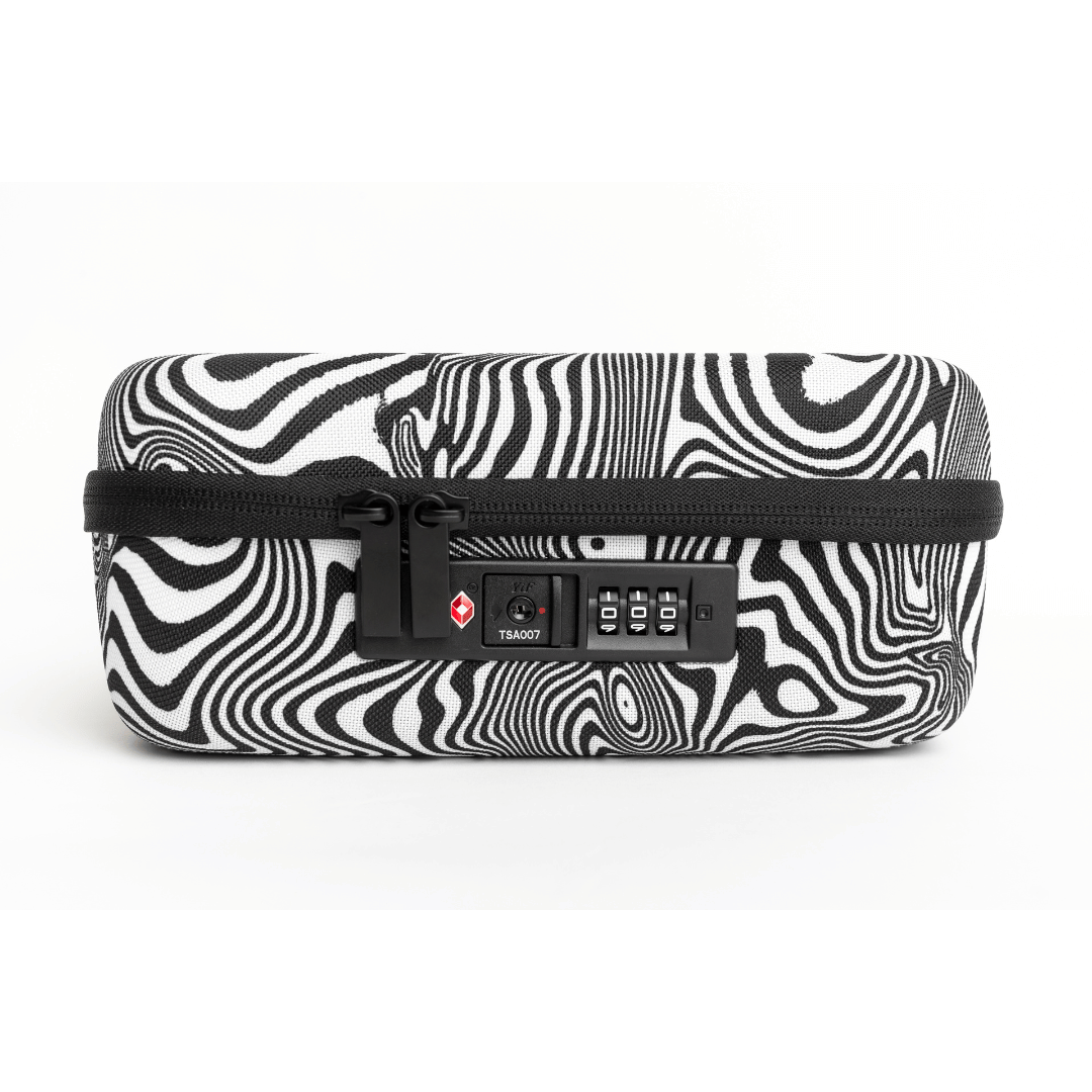 TSA compliant zipper lock case for travel. valuables, medication, weed, etc.