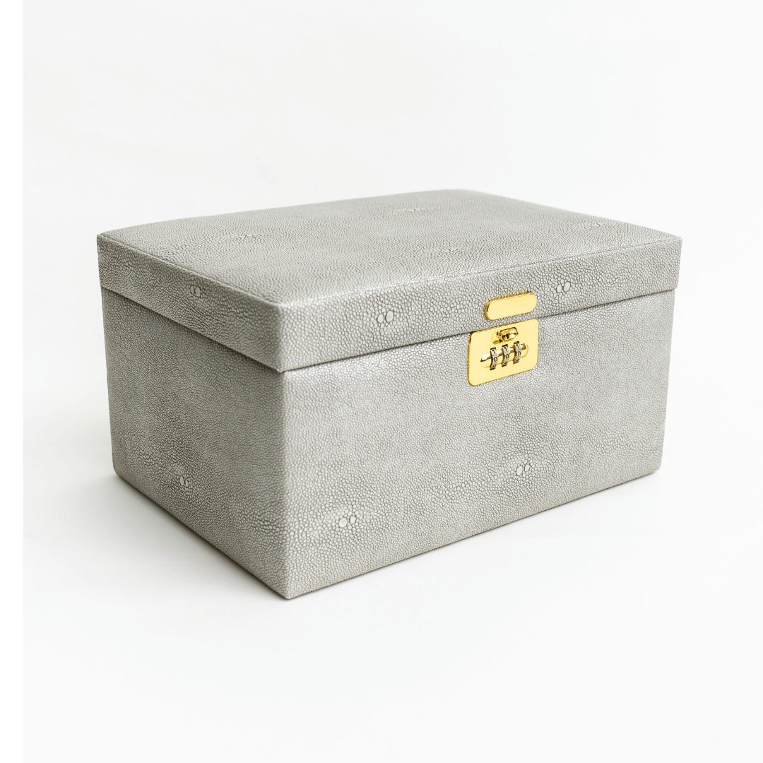 Gray Luxie locking stash box
