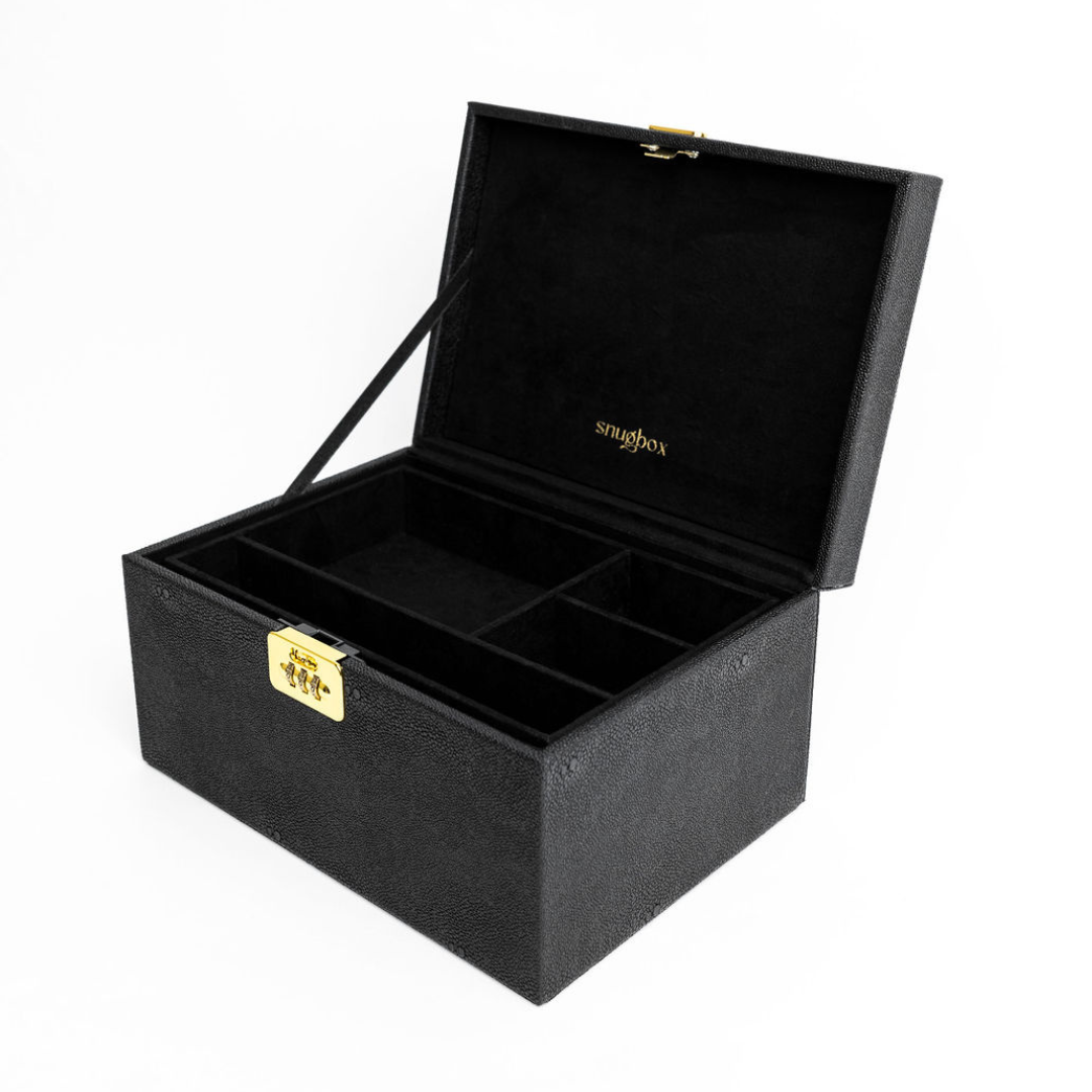 Black Luxie locking stash box