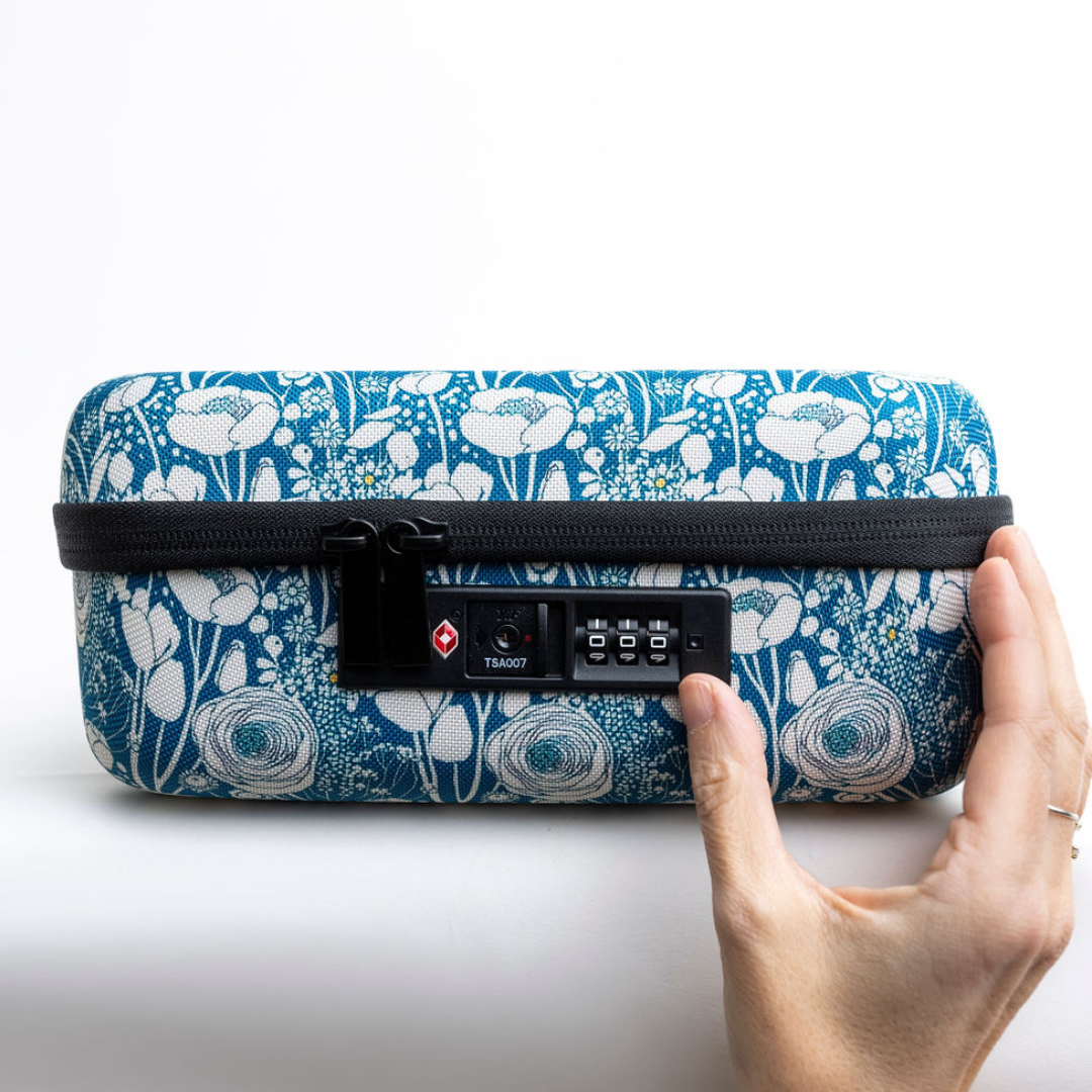 NEW! Lockbox stash box with zipper combination lock - Swedish summer