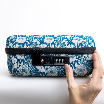 NEW! Lockbox stash box with zipper combination lock - Swedish summer