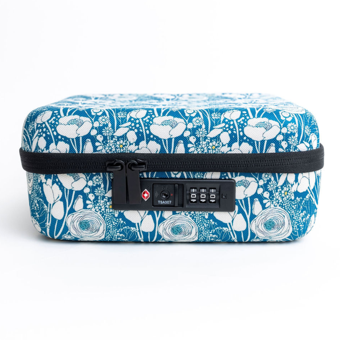 NEW! Lockbox stash box with zipper combination lock - Swedish summer