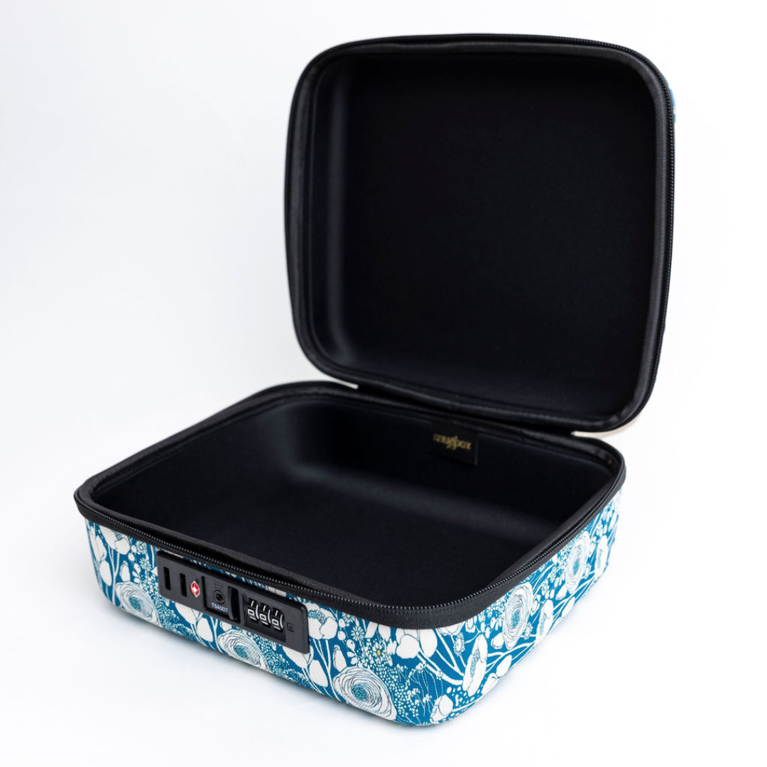 NEW! Lockbox stash box with zipper combination lock - Swedish summer