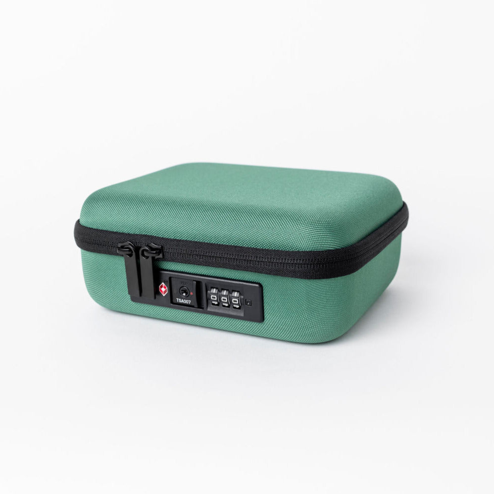 Lockbox with zipper combination lock - Evergreen