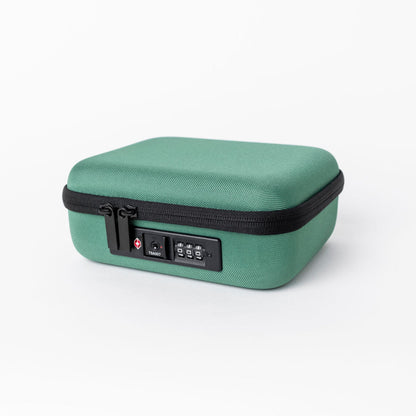 Lockbox with zipper combination lock - Evergreen
