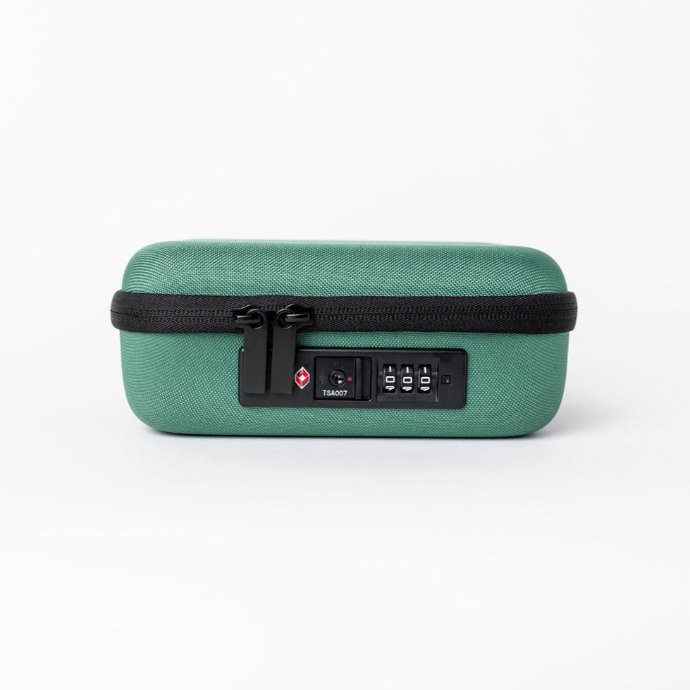 Lockbox with zipper combination lock - Evergreen