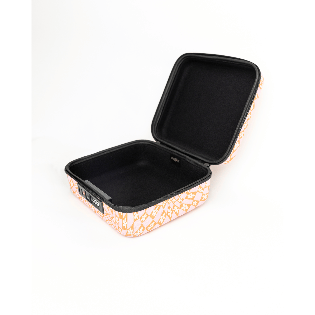 Secure locking lockbox case for valuables, Rx medication, jewelry or whatever your vice. 